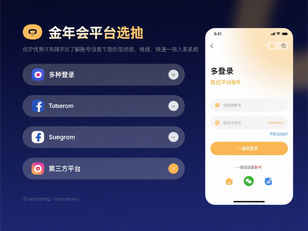 多种登录方式的选择
金年会平台还提供多种登录方式