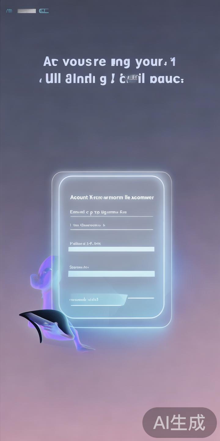 输入注册账号信息
通常，登录需要输入您的账号（如