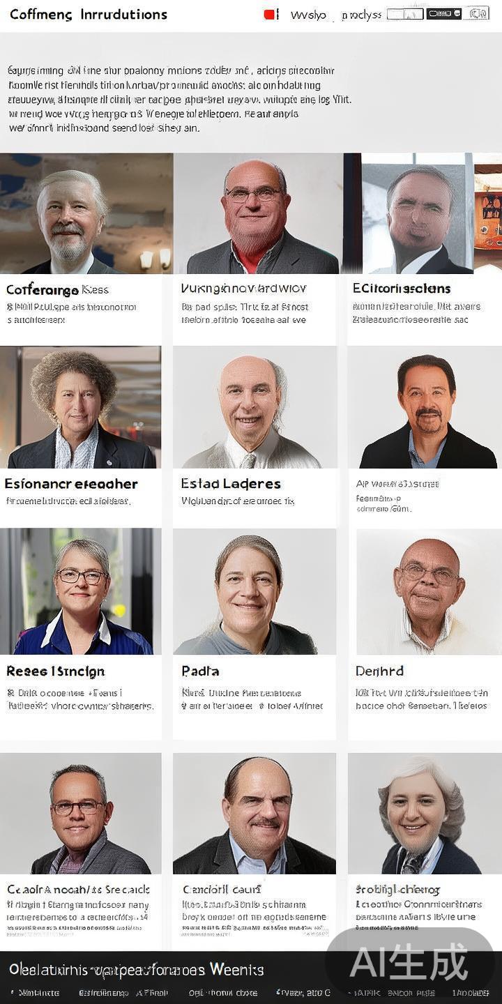 官网内容涵盖会议介绍、演讲嘉宾、合作伙伴、媒体报道