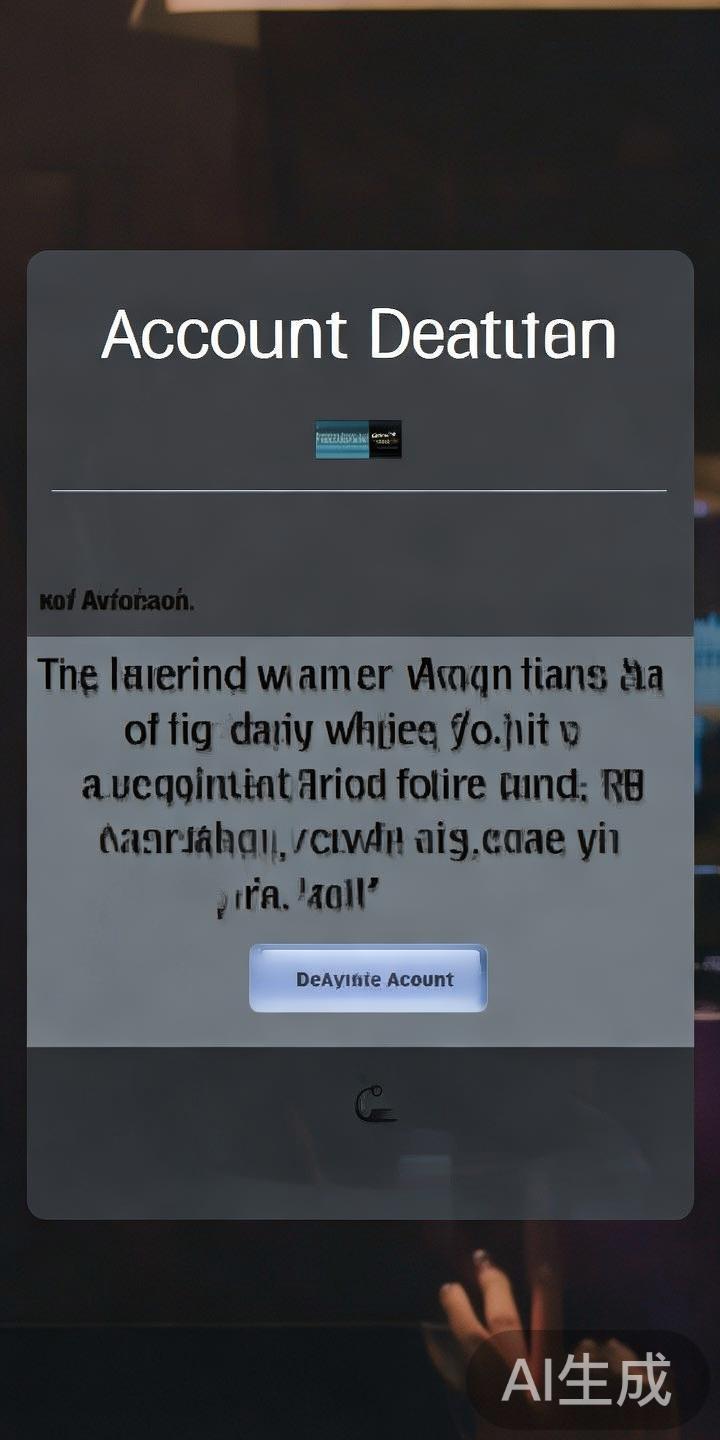 阅读注销提示和条款
在点击注销按钮前，系统通常会
